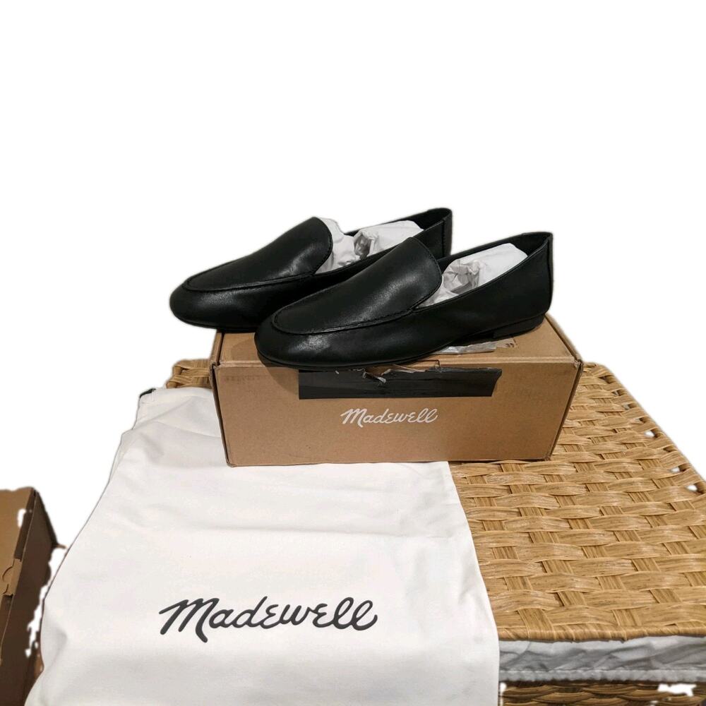 Madewell The Dolli Glove Black Loafer Size 8 Women's